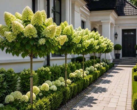 Hortensja bukietowa LIMELIGHT forma pienna