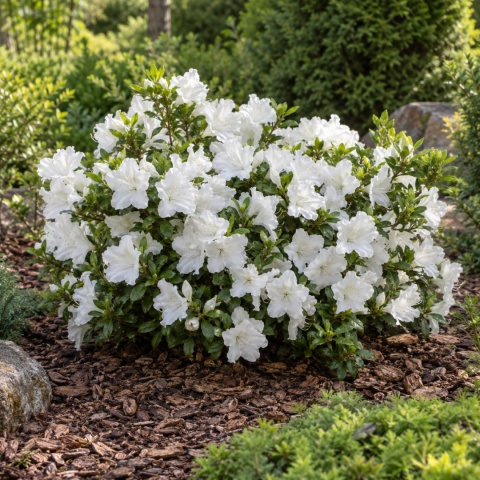 Azalia japońska ‘Pleasant White’