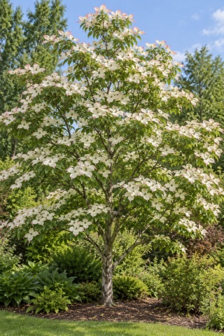 Dereń kousa ‘Madame Butterfly’ - szczepiony