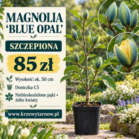 Magnolia ‘Blue Opal’ – szczepiona