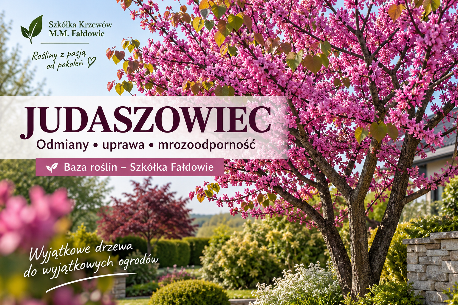Judaszowiec – odmiany, uprawa, mrozoodporność i jaki wybrać do ogrodu?