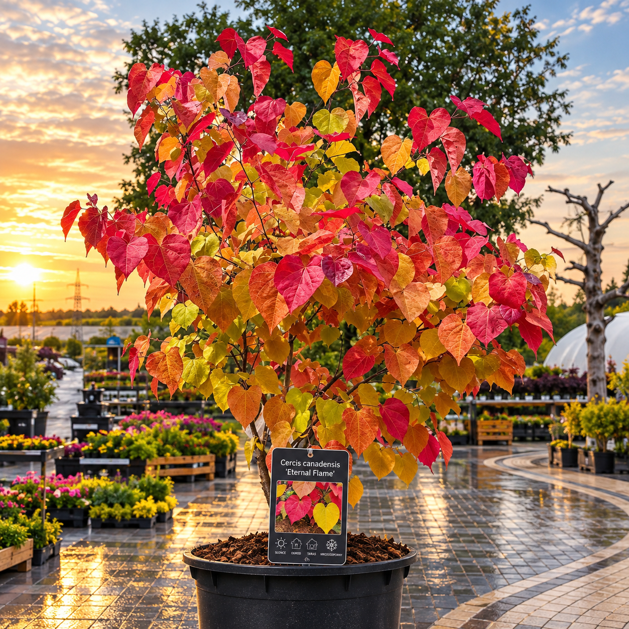 Judaszowiec kanadyjski Eternal Flame – Cercis canadensis – Szkółka Fałdowie